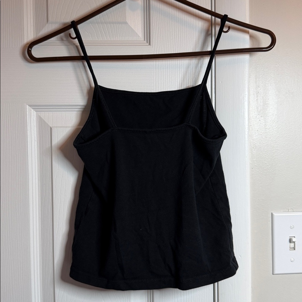 Black Spaghetti Strap Top - Picture 2 of 2